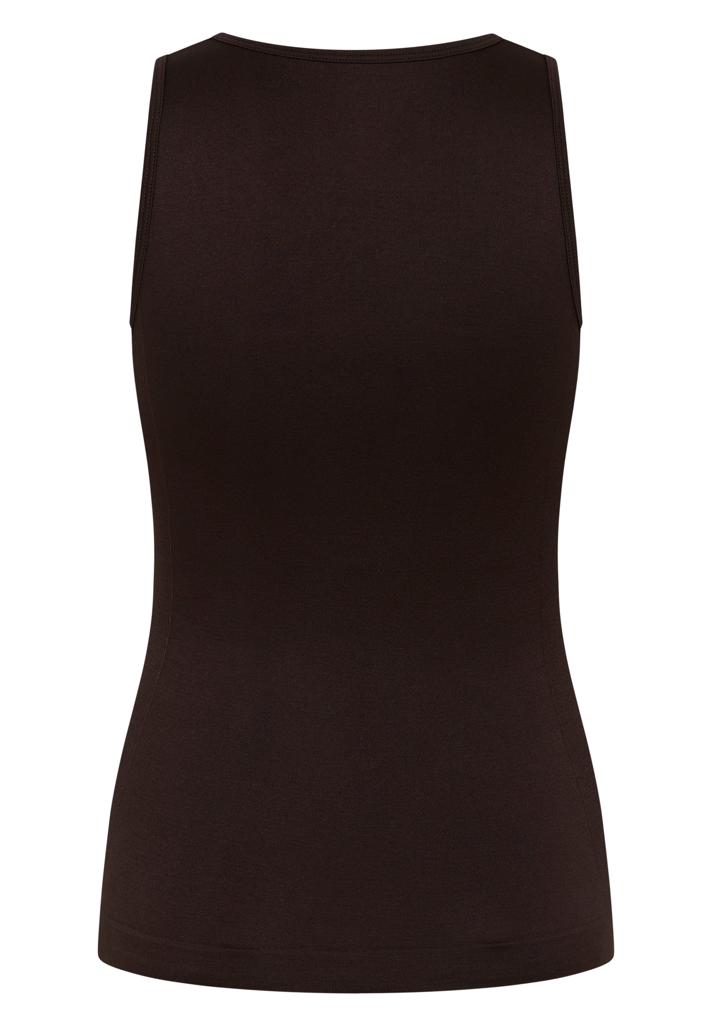 Zebdia Seamless Tank-Top til kvinder black coffee