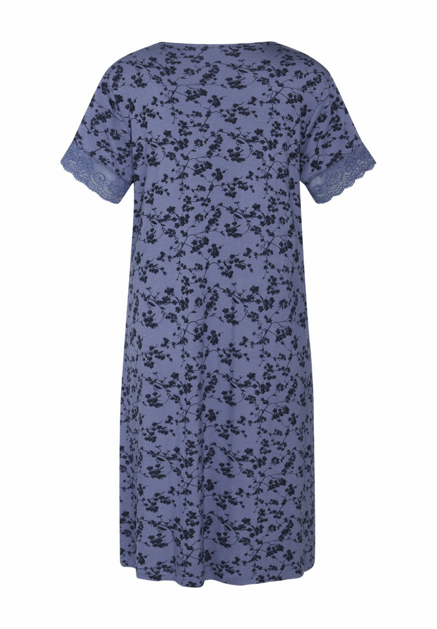 Karita Kortærmet Natkjole Bijou Blue