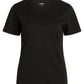 NORVIG V-Neck T-shirt 100% Bomuld til kvinder sort