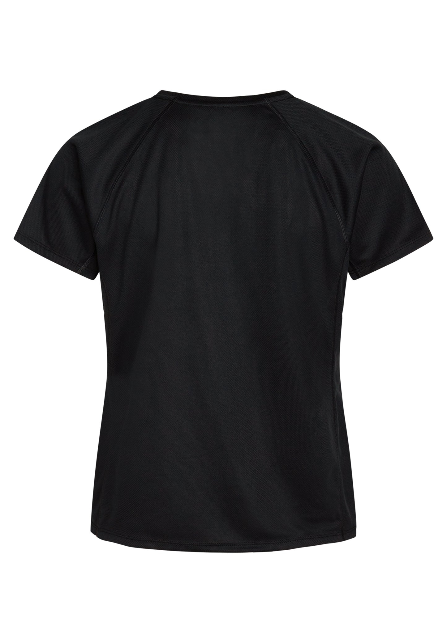 Zebdia Sports t-shirt med bryst print til kvinder sort
