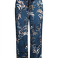 Janet Pyjamasbukser med print mørkeblå