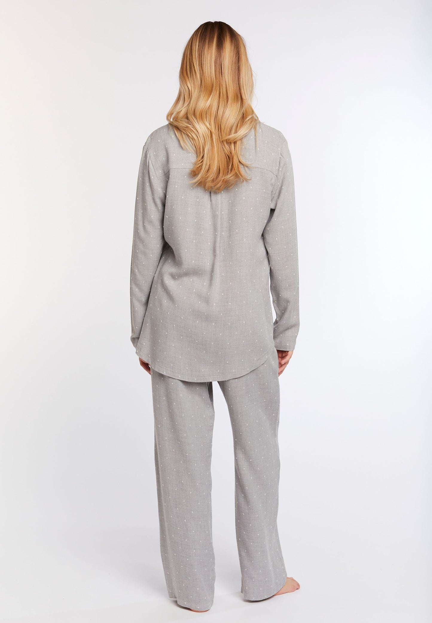 Jenny Pyjamasskjorte Grey Melange