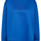 Zebdia Oversized Sweater til kvinder cobalt