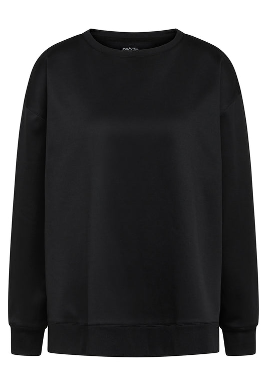 Zebdia Oversized Sweater til kvinder sort
