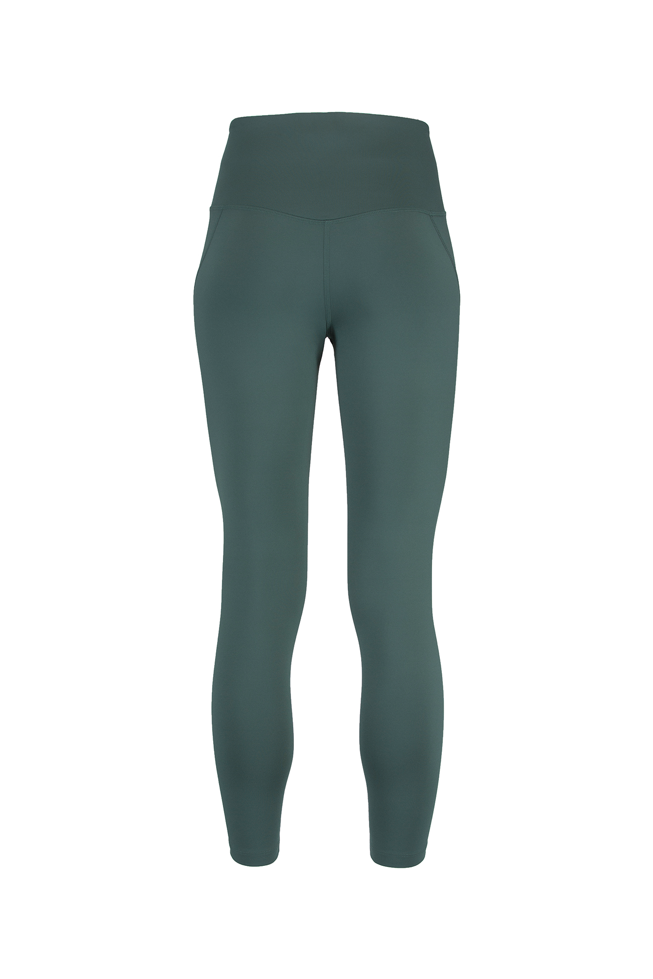 Compressive High-Rise Legging, 7/8, Moss