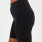 Compressive High-Rise Bike Shorts Black