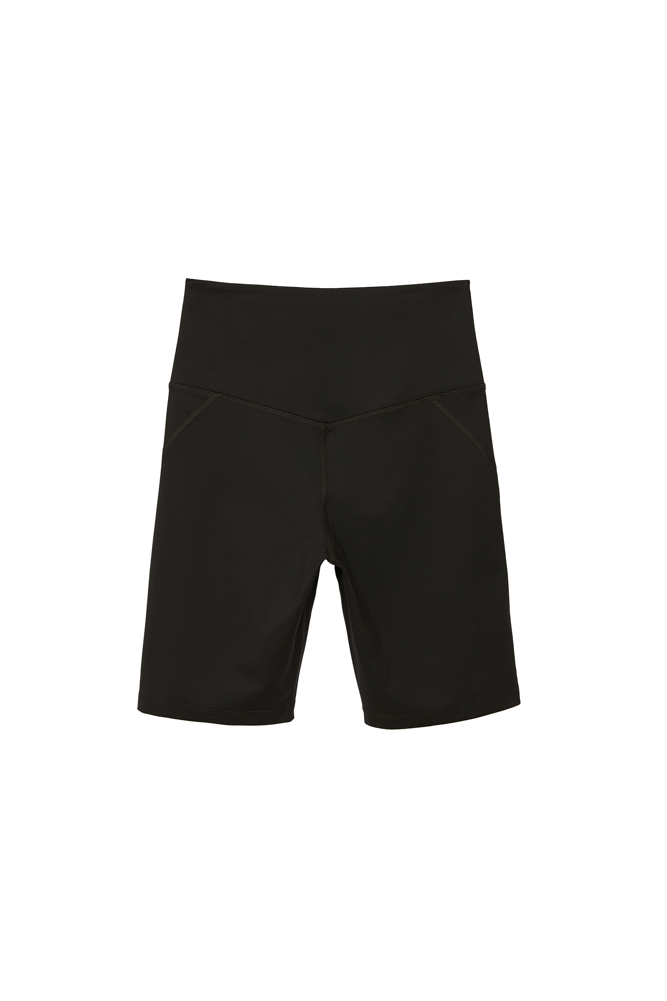 Compressive High-Rise Bike Shorts Black