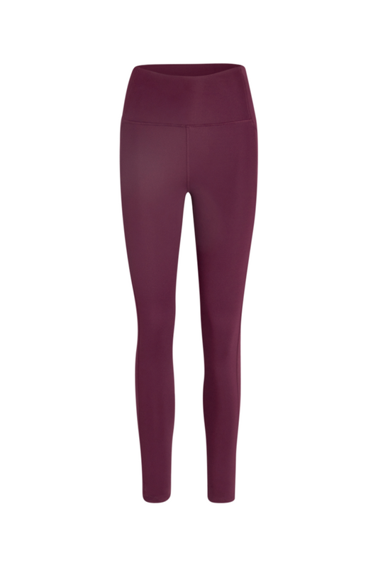 Pocket High-Rise Legging, Long, Plum