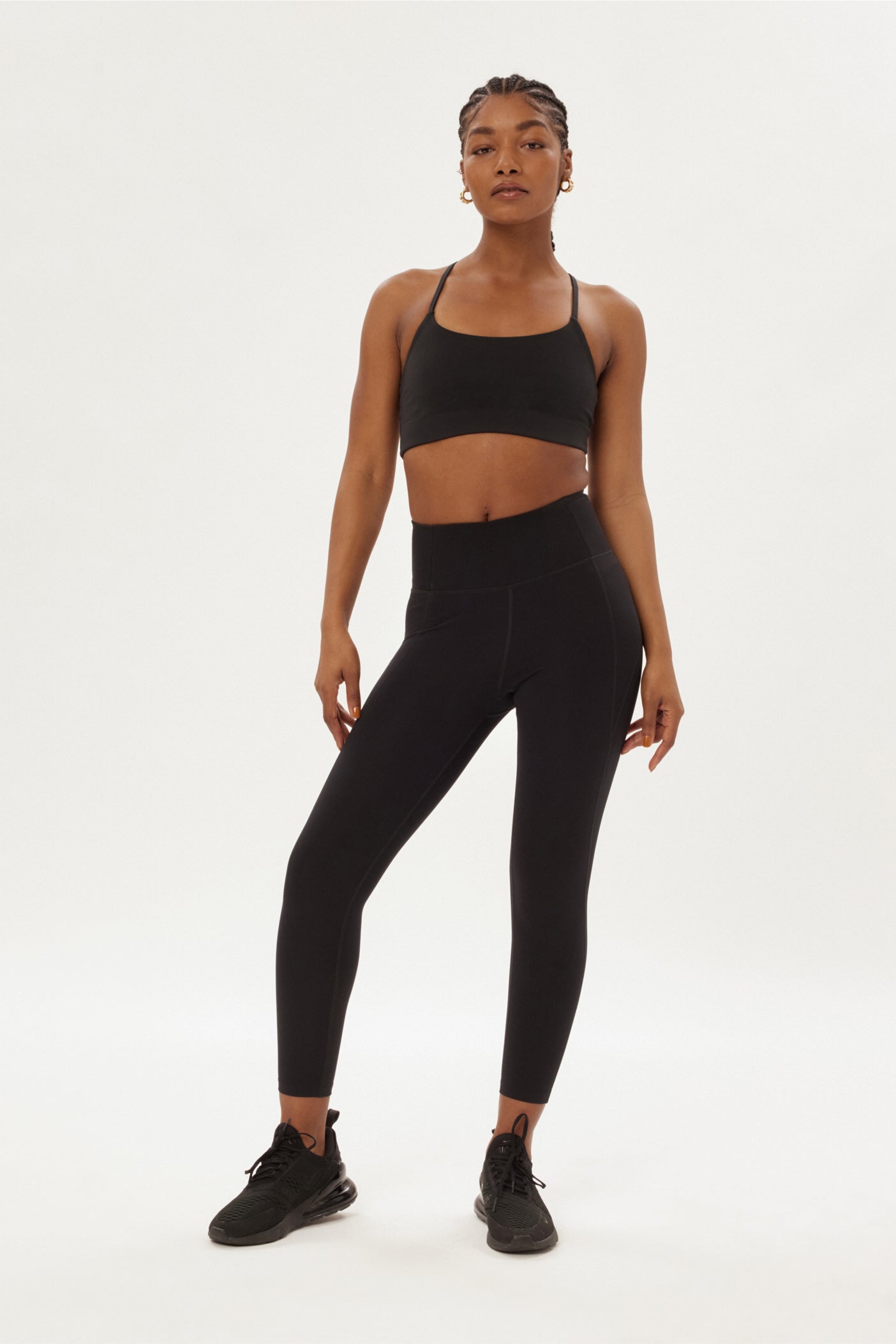 Float High-Rise Legging, Long, Sort