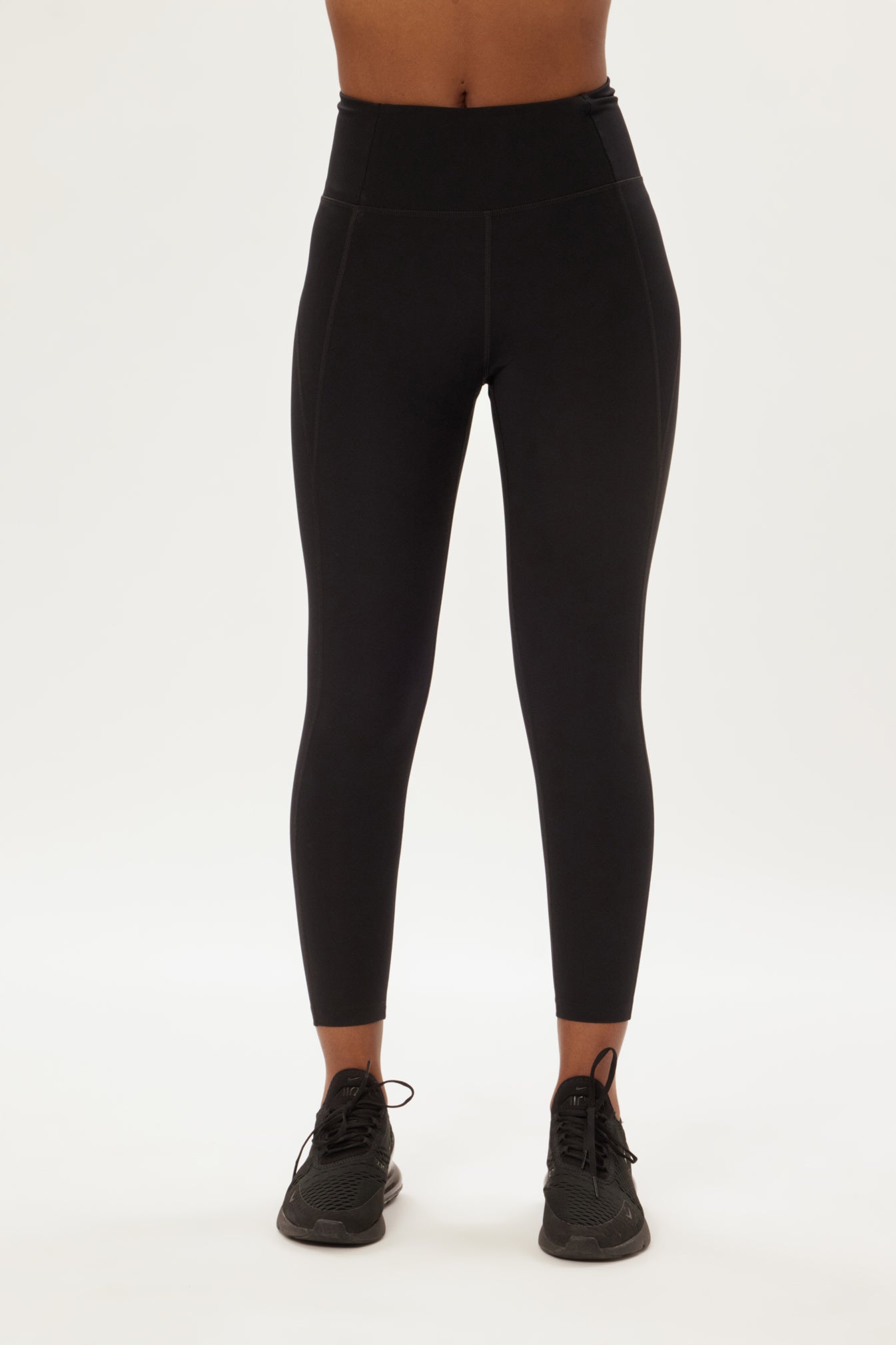 Float High-Rise Legging, Long, Sort