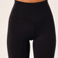 Compressive Flare Legging, Sort