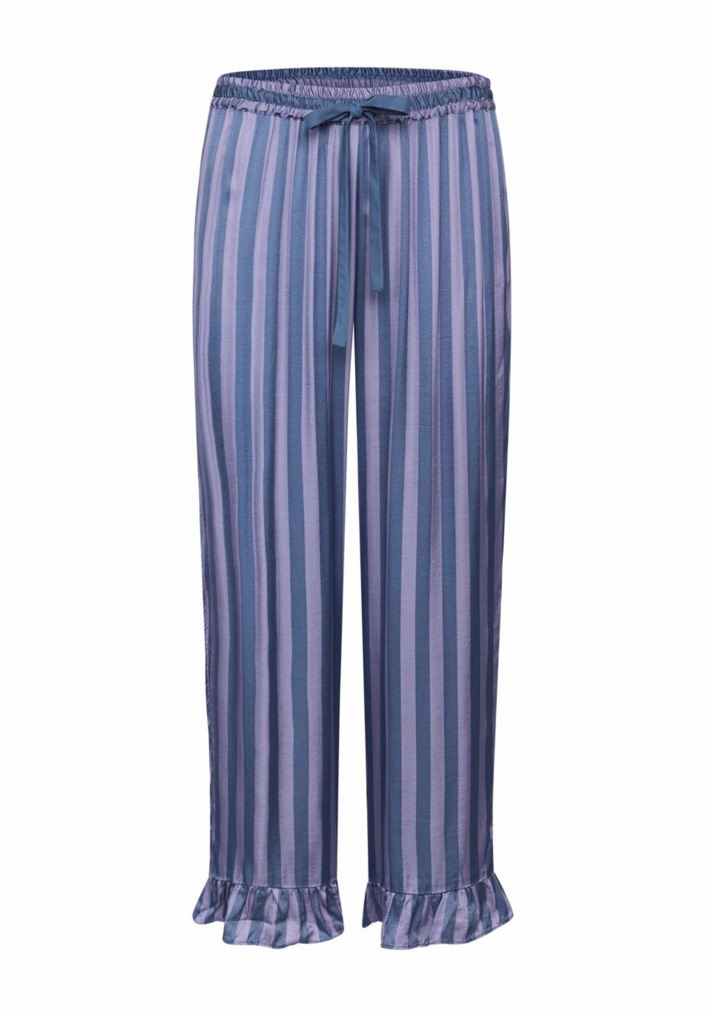 Saga Crop Pyjamasbukser Bijou Blue