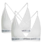 2-pak Bambus Triangle BH hvid
