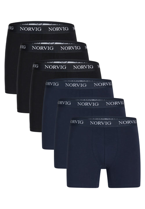 NORVIG 6-pak Tights sort/navy