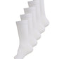 Basic Socks 5-pak bambusstrømper til mænd hvid