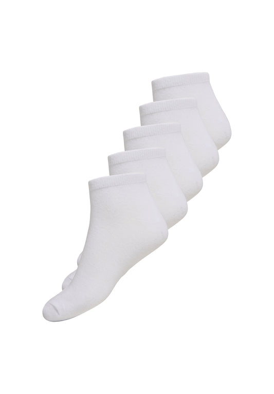 NORVIG Footie 5-pak ankelstrømper til kvinder hvid