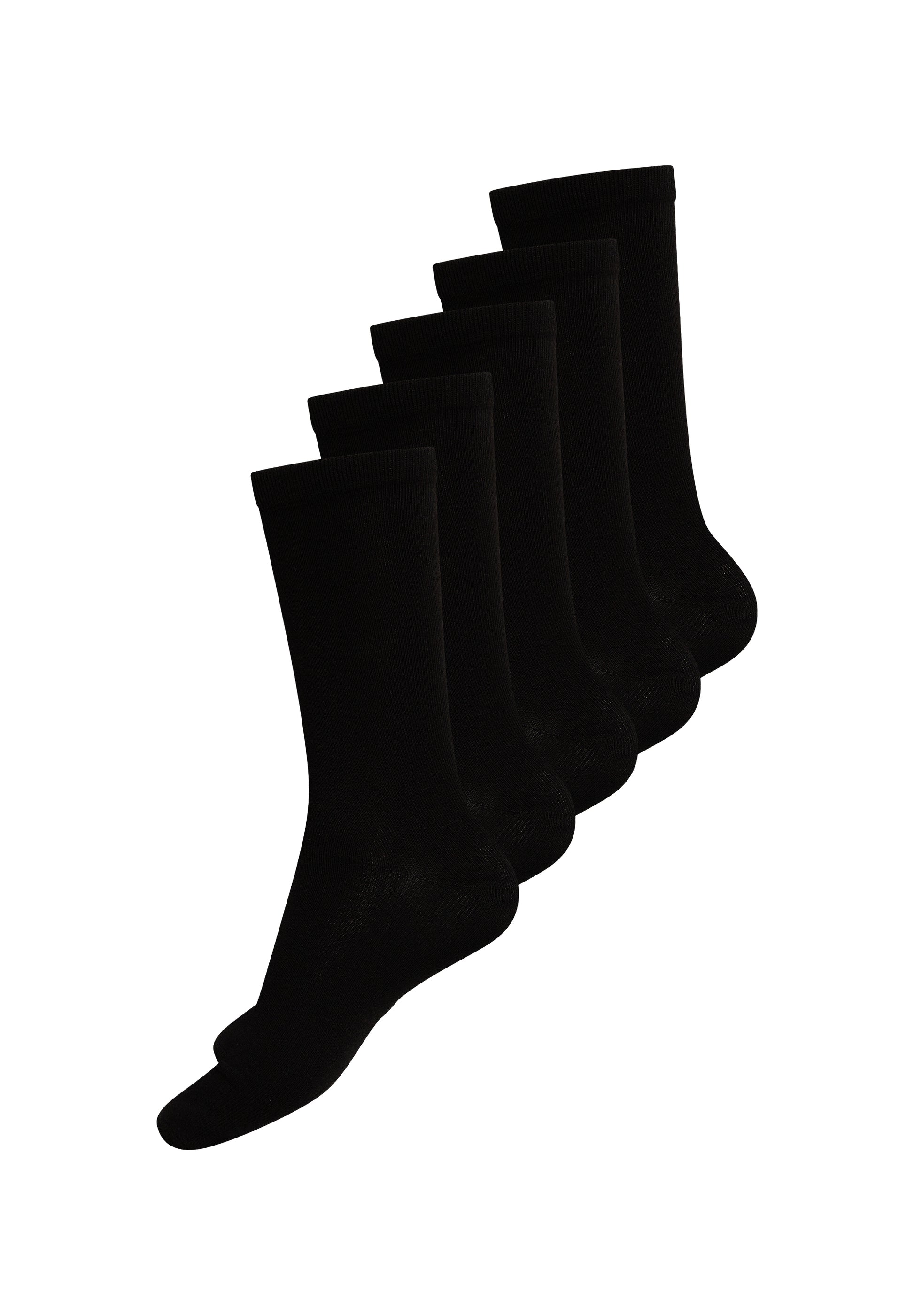 Basic Socks 5-pak strømper til mænd sort – Nordsus