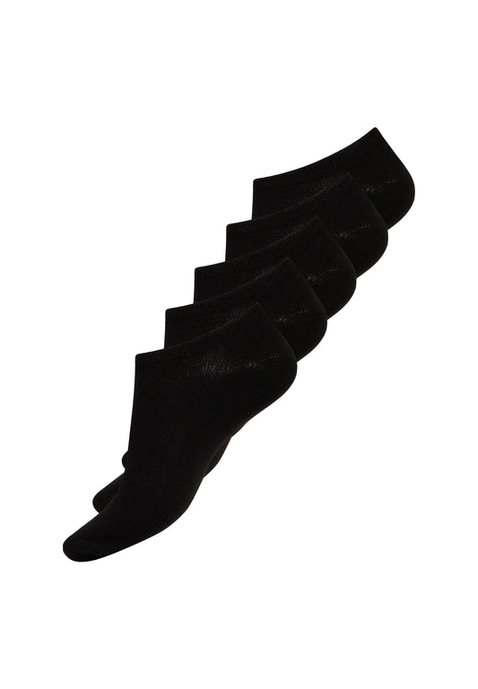 NORVIG No Show 5-pak strømper til mænd sort