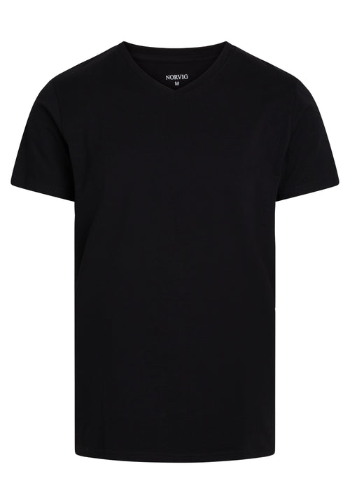NORVIG V-Neck T-shirt til mænd sort