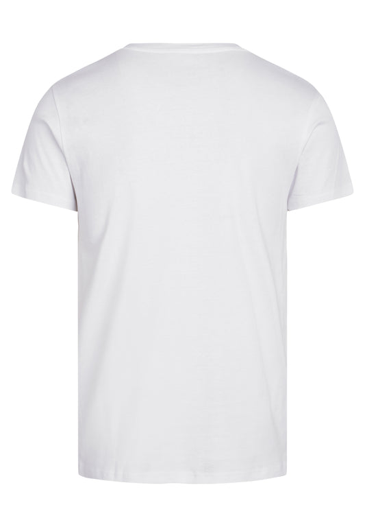 NORVIG V-Neck T-shirt 100% Bomuld til mænd hvid