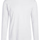 NORVIG Langærmet T-shirt 100% Bomuld til mænd hvid