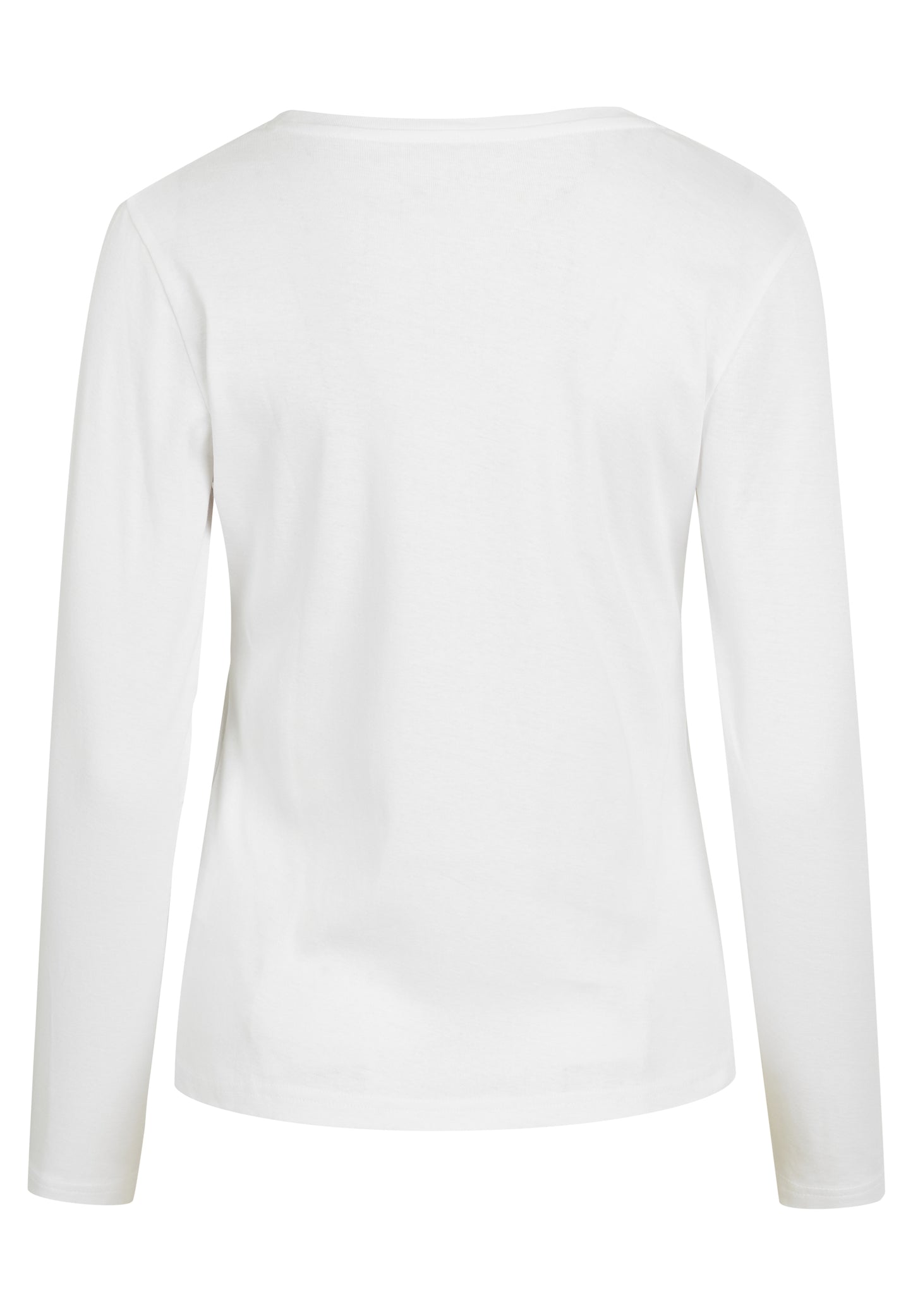 NORVIG Langærmet T-shirt 100% Bomuld til kvinder hvid