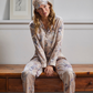 Katrina pyjamasbukser med print moonlight