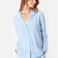 Josephine Pyjamasskjorte med prikker lyseblå