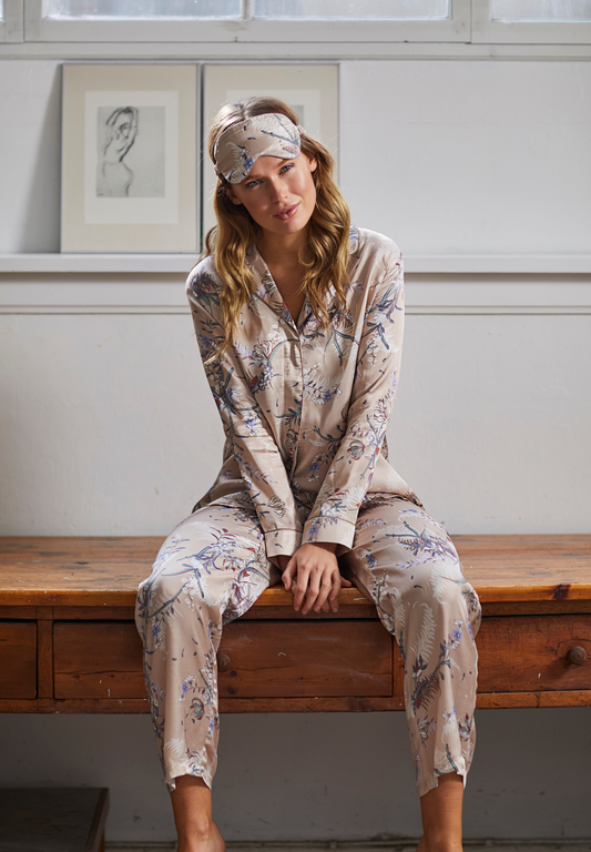 Josephine Pyjamasskjorte med print moonlight