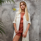 SIRUP COPENHAGEN Cathrine rib shorts rød