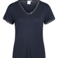 Jordan Kortærmet T-shirt med kant Mørk Navy