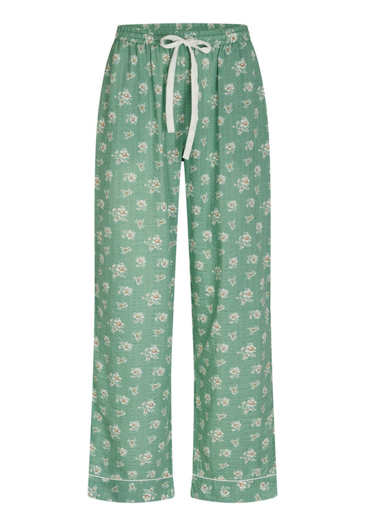Katrina Pyjamasbukser Granite Green