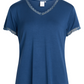Jordan Kortærmet T-shirt mørkeblå