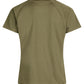 Zebdia Sports t-shirt med bryst print til kvinder army