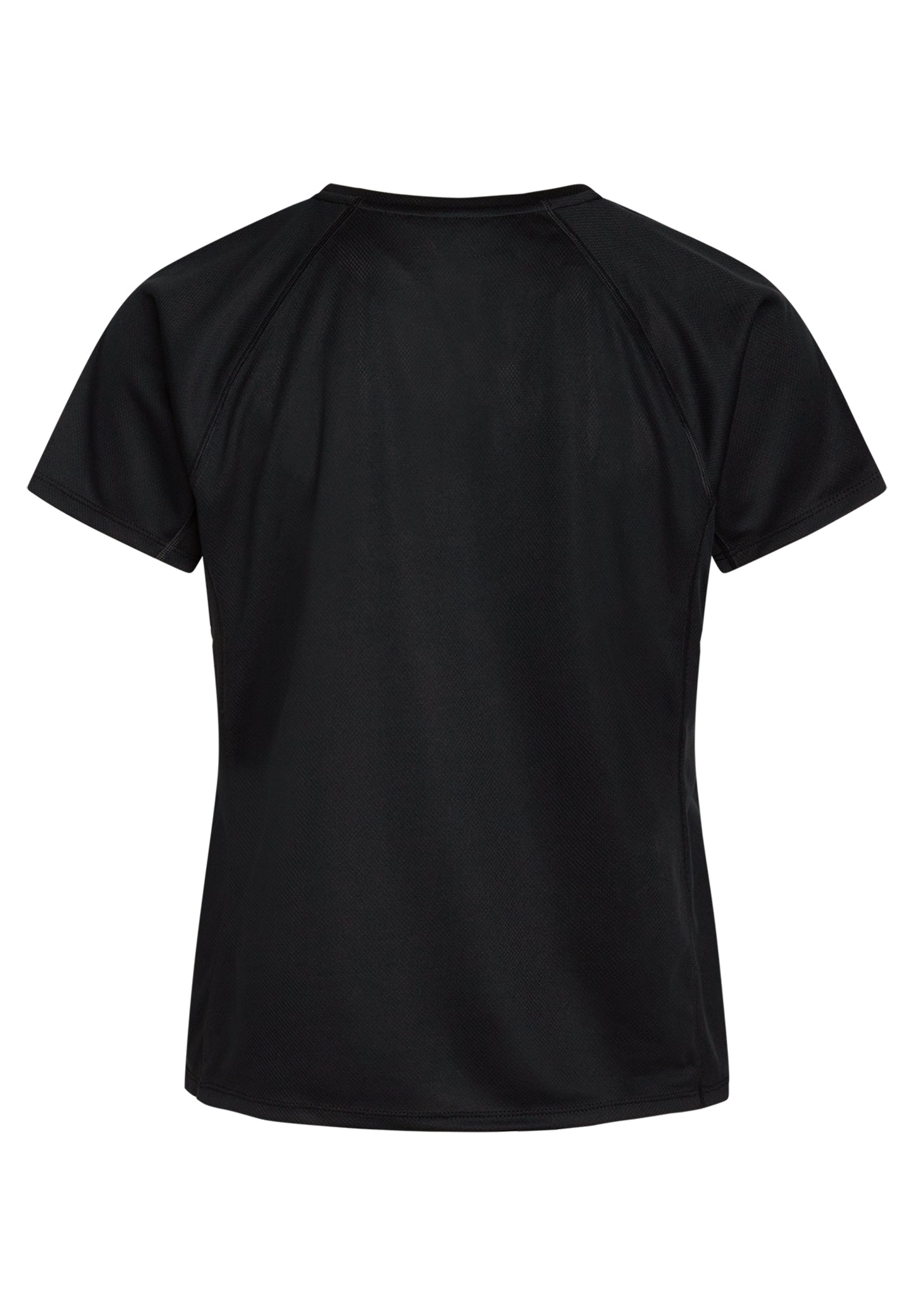 Zebdia Sports t-shirt med front print til kvinder sort