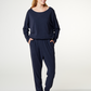 Lydia Cosy Shirt Mørk Navy