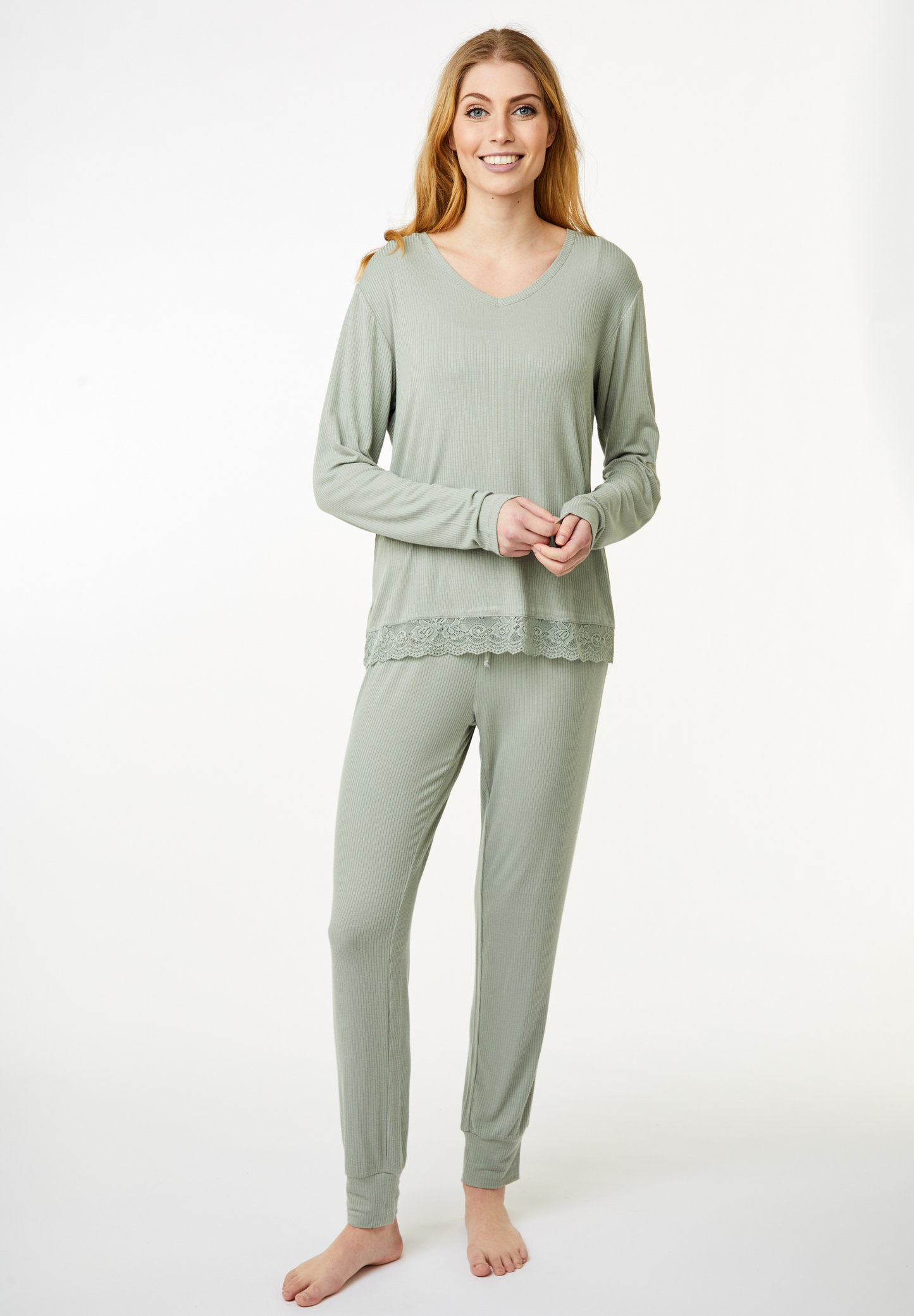Mathilda Pyjamasbukser grøn