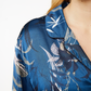 Josephine Pyjamasskjorte mørkeblå med print
