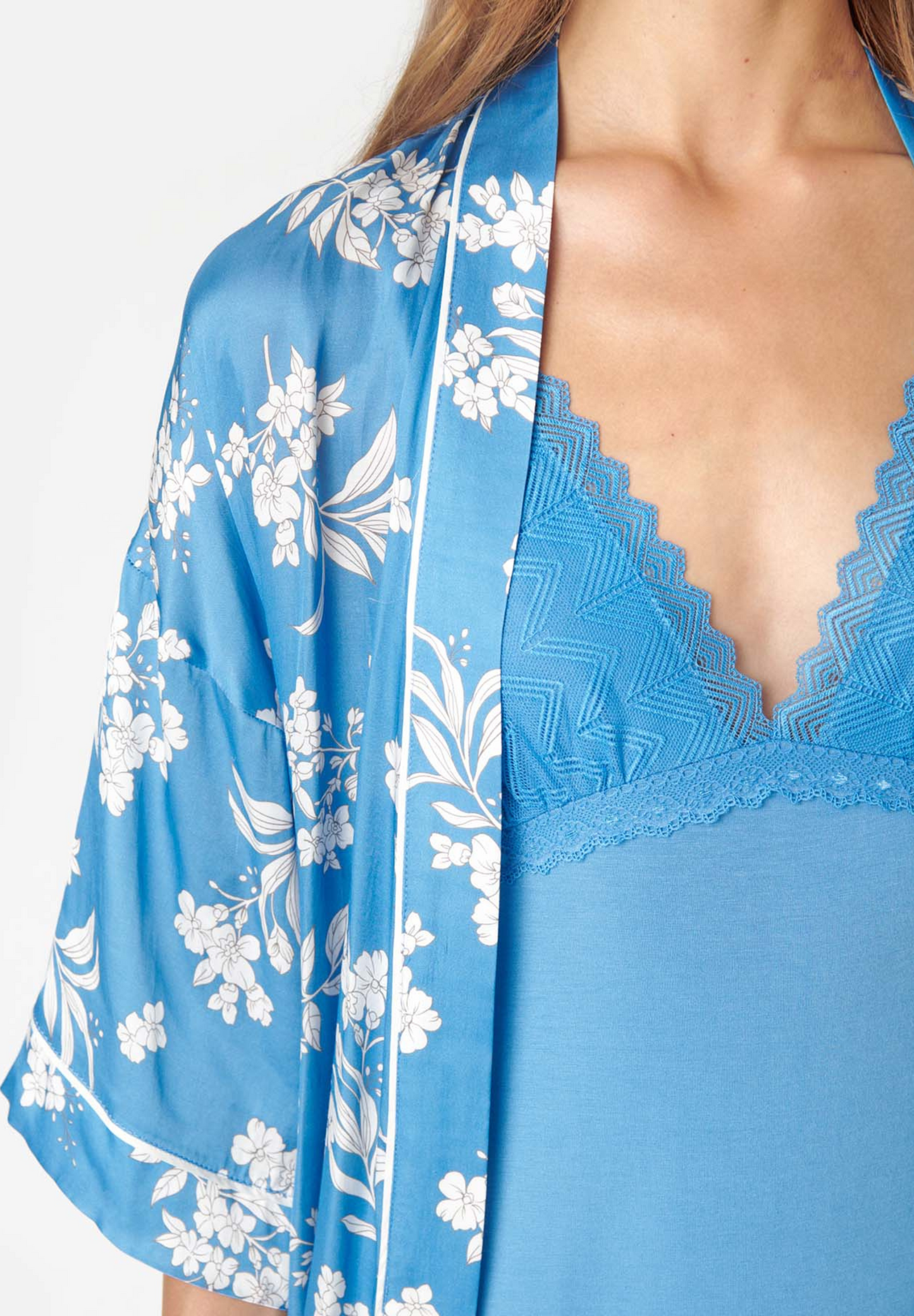 Jean Kimono lyseblå
