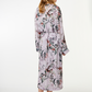 Noa Kimono med print iris